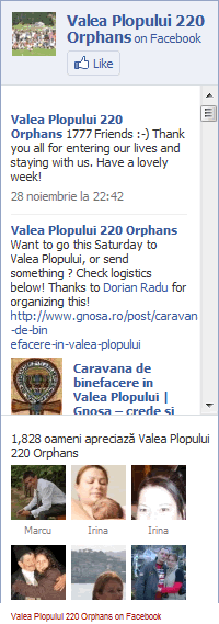 Valea Plopului 230 Orphans on Facebook - Voluntari in Romania pentru a ajuta copii orfani (si copii salvati de la avort) din asezamintele de plasament familial Pro-Vita din Valea Plopului si Valea Screzii, Jud. Prahova